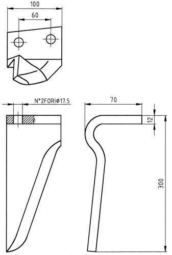 DENTE BREVIGLIERI 100X12