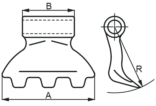 MAZZA 	CELLI-PALLADINO-DENTATA F.16,5 RM3