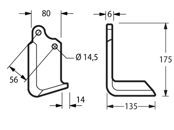 ZAPPETTA FRESATRICE MASCHIO NC-PS-Z PIATTO 80x6 MM SQUADRO - 11 -