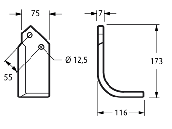 ZAPPETTA FRESATRICE NARDI 5C-5012 PIATTO 70x7 MM ARCO