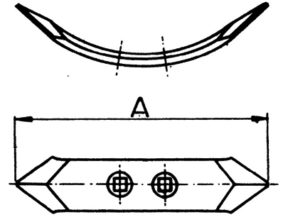 SOC CHISEL 55x15 F. 14,5