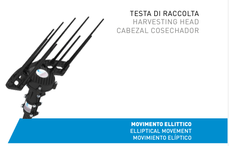  Testa di raccolta abbacchiatore olive elettrico Campagnola Holly - ETRA.0311