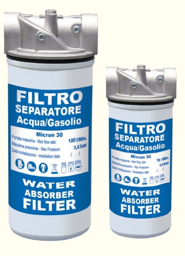  FILTRO SEPARATORE ACQUA 30um