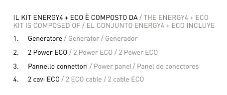 kit generatore Campagnola Energy4 + ECO per abbacchiatori elettrici Campagnola - KITS.1250