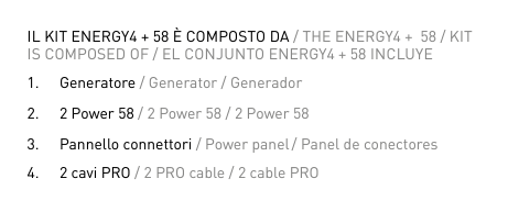 kit generatore Campagnola Energy4 + 58 per abbacchiatori elettrici Campagnola - KITS.1258