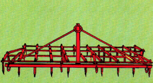 ERPICE A MAGLIE Trailed leaf tined harrow