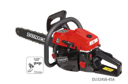 Motosega con motore a scoppio 2 tempi 45.8 cc easy start - potenza1.6 Kw - DUNSCH - DU32458-45A