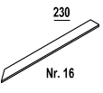  SPUNTONI DI RACCOLTA N. 16 MOD. 230