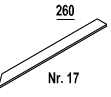  SPUNTONI DI RACCOLTA N. 17 MOD. 260